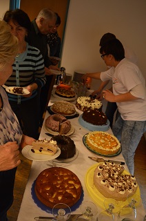 Foto vom Kuchenbuffett bei der JHV